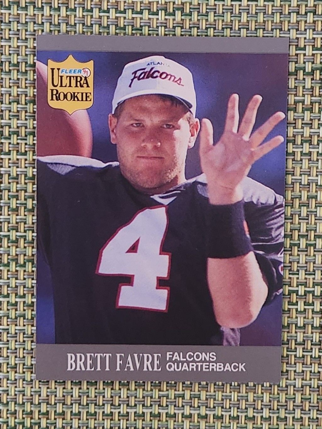 Brett Favre Rookie Football Card